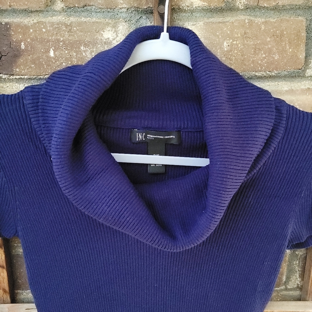 INC International Concepts Turtleneck Top Sz S - Picture 2 of 8